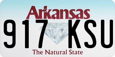 AR license plate 917KSU