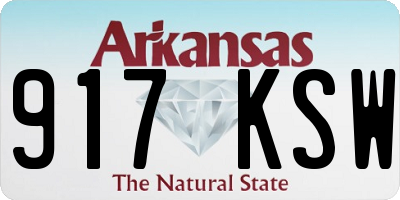 AR license plate 917KSW