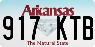 AR license plate 917KTB