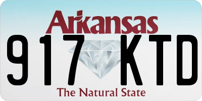 AR license plate 917KTD