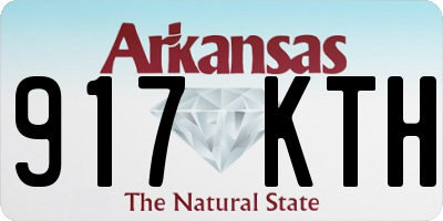 AR license plate 917KTH