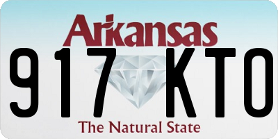AR license plate 917KTO