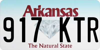 AR license plate 917KTR