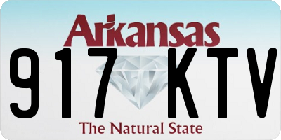 AR license plate 917KTV