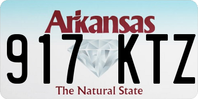 AR license plate 917KTZ