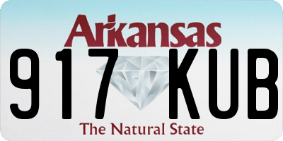 AR license plate 917KUB
