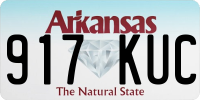 AR license plate 917KUC