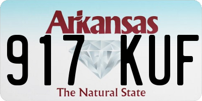AR license plate 917KUF