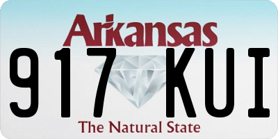 AR license plate 917KUI