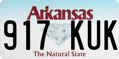AR license plate 917KUK