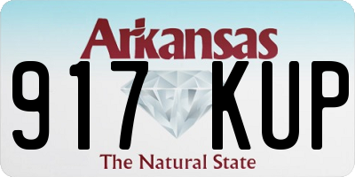 AR license plate 917KUP