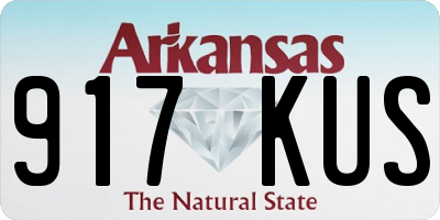 AR license plate 917KUS