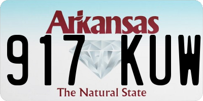 AR license plate 917KUW