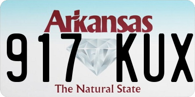 AR license plate 917KUX