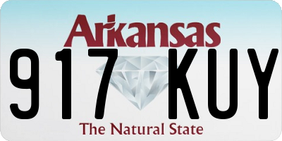 AR license plate 917KUY