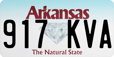AR license plate 917KVA