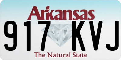 AR license plate 917KVJ