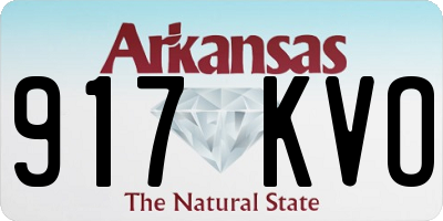AR license plate 917KVO