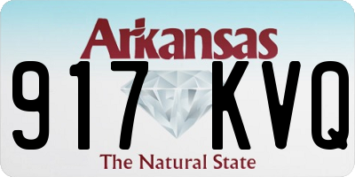 AR license plate 917KVQ
