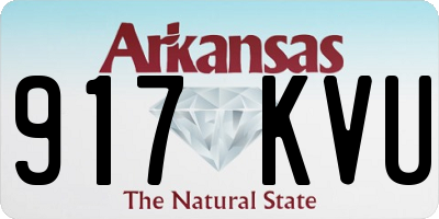 AR license plate 917KVU