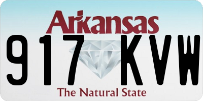 AR license plate 917KVW