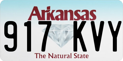 AR license plate 917KVY