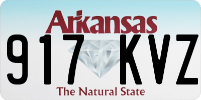 AR license plate 917KVZ