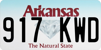 AR license plate 917KWD