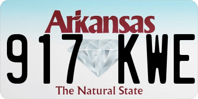 AR license plate 917KWE