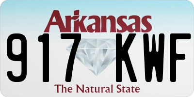 AR license plate 917KWF