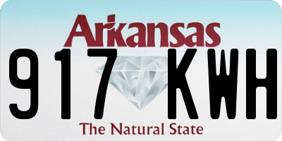 AR license plate 917KWH