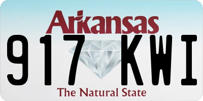 AR license plate 917KWI