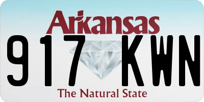 AR license plate 917KWN