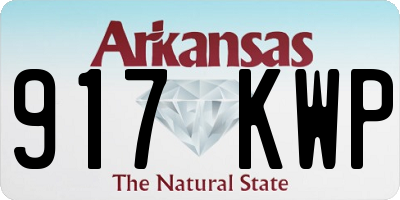 AR license plate 917KWP