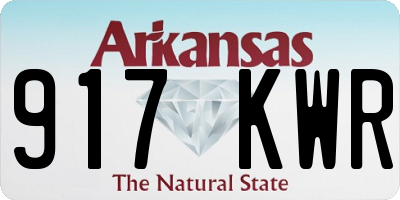 AR license plate 917KWR
