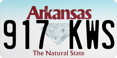 AR license plate 917KWS