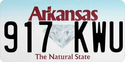 AR license plate 917KWU