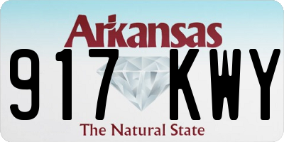 AR license plate 917KWY