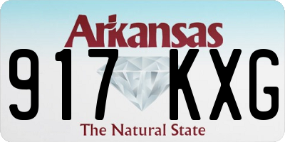 AR license plate 917KXG