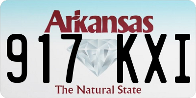 AR license plate 917KXI