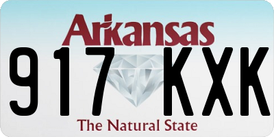 AR license plate 917KXK