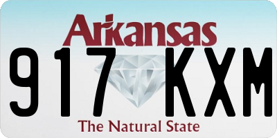 AR license plate 917KXM