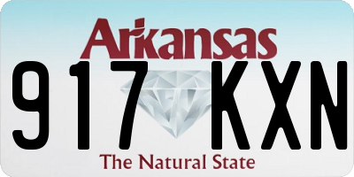 AR license plate 917KXN