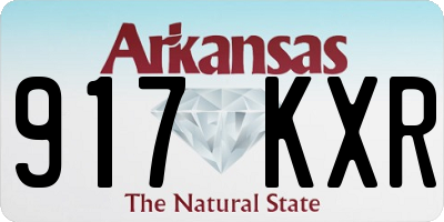 AR license plate 917KXR