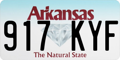 AR license plate 917KYF