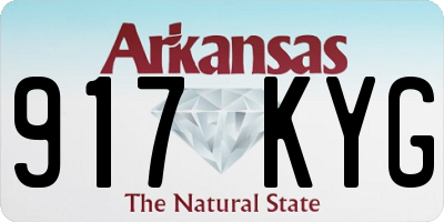AR license plate 917KYG