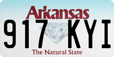 AR license plate 917KYI