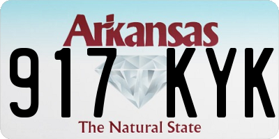 AR license plate 917KYK