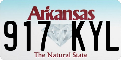AR license plate 917KYL