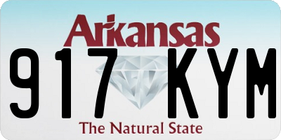 AR license plate 917KYM